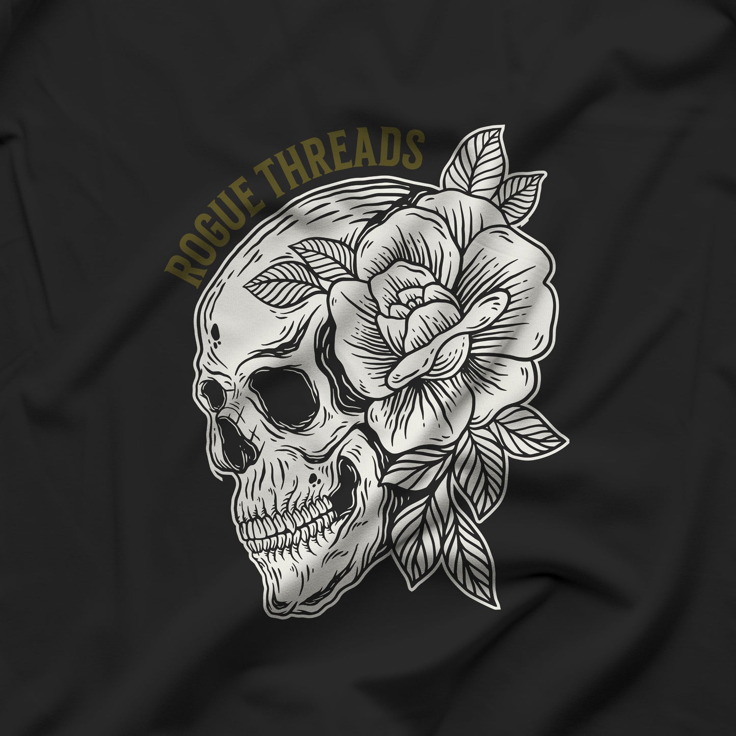 Skull and Rose Streetwear Hoodie