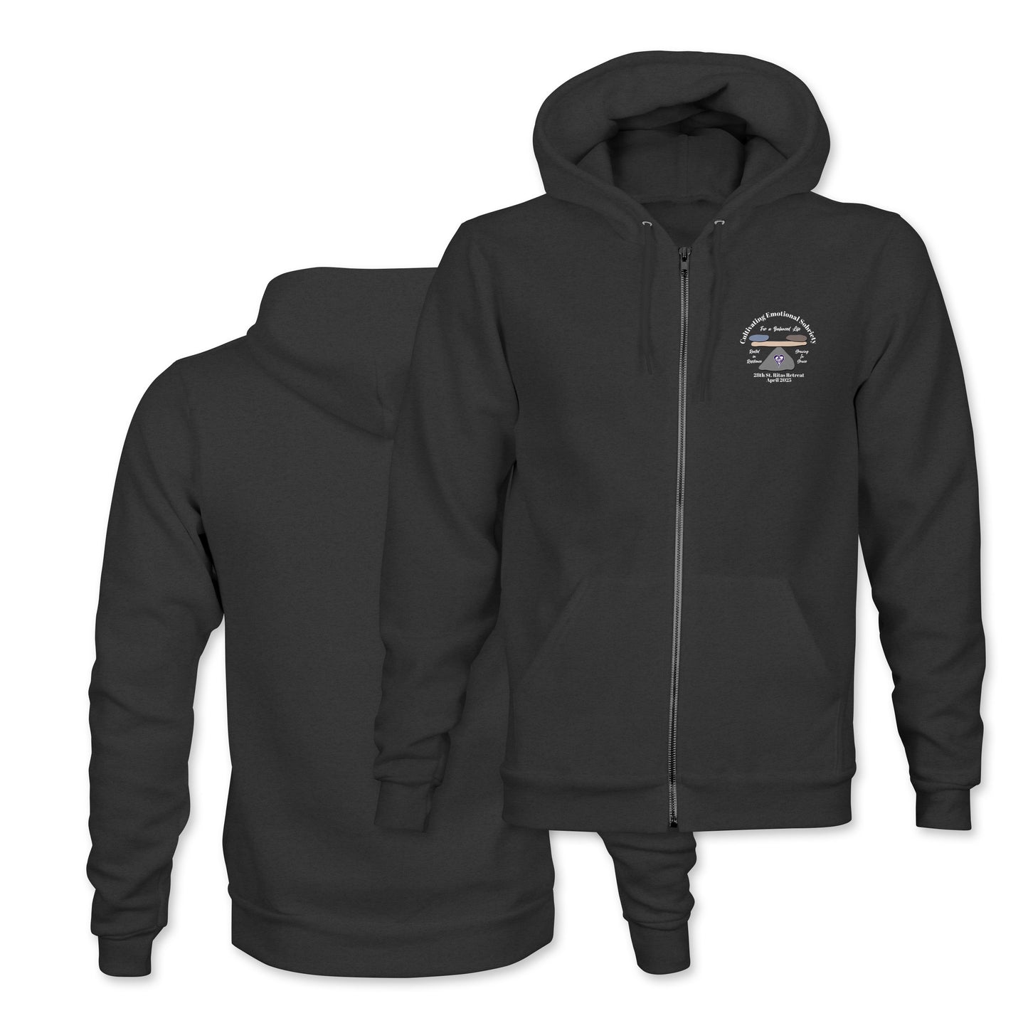 Unisex Full Zip Hoodie (St Rita's Retreat)