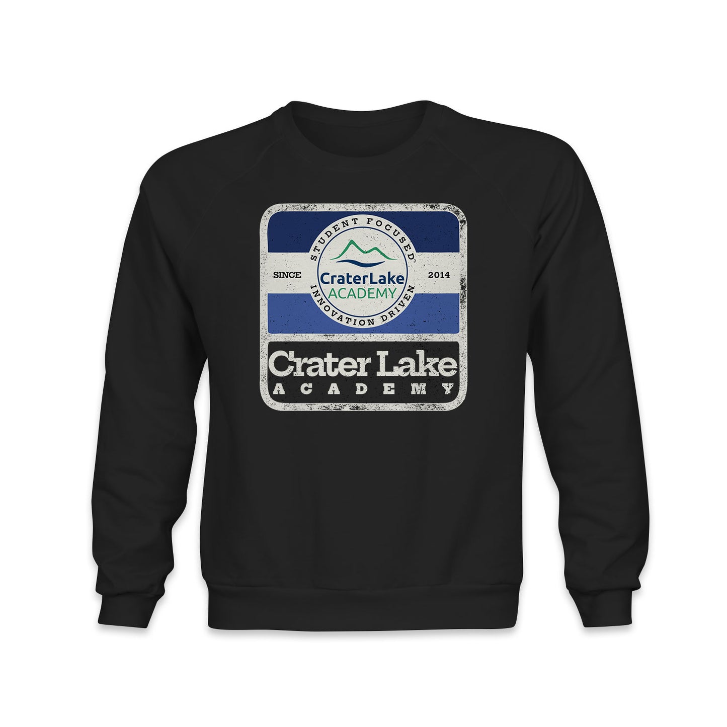 Sudadera juvenil de cuello redondo retro (CLA)