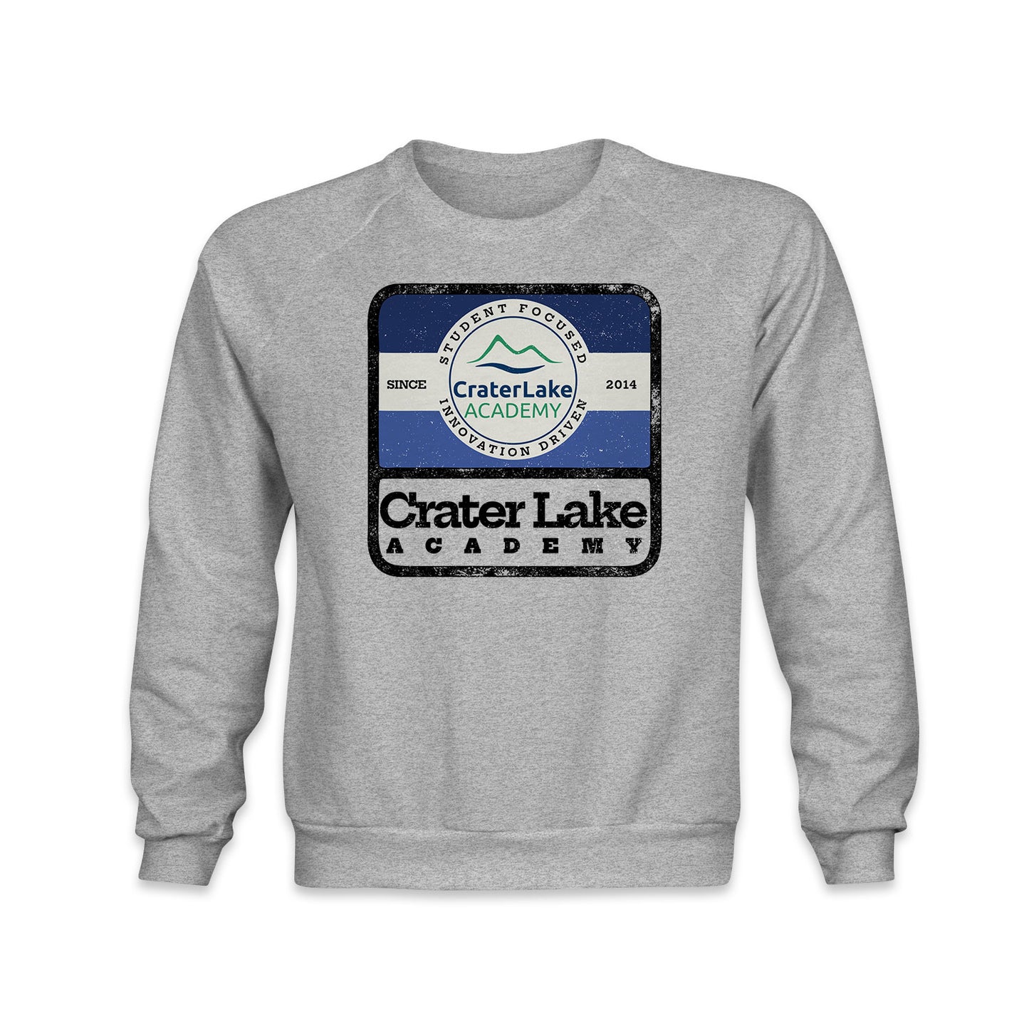 Sudadera juvenil de cuello redondo retro (CLA)