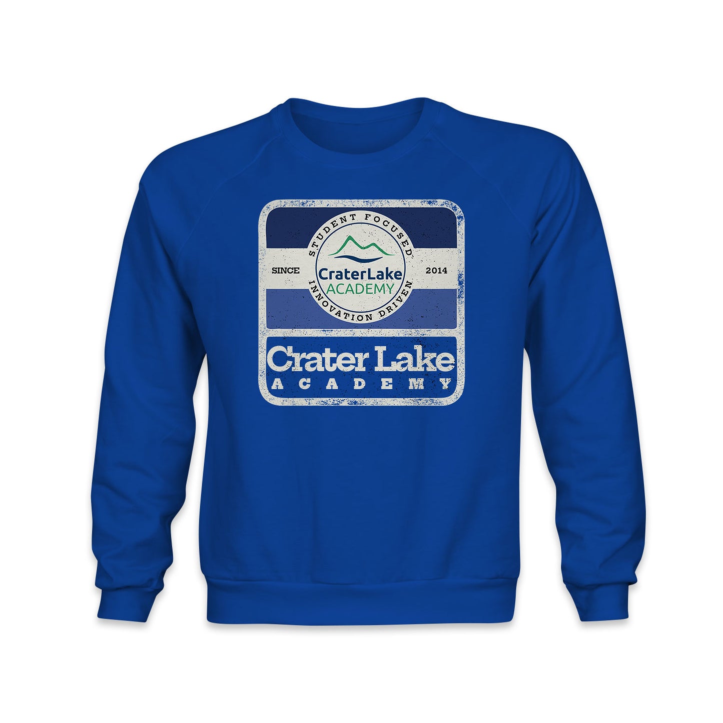 Sudadera juvenil de cuello redondo retro (CLA)