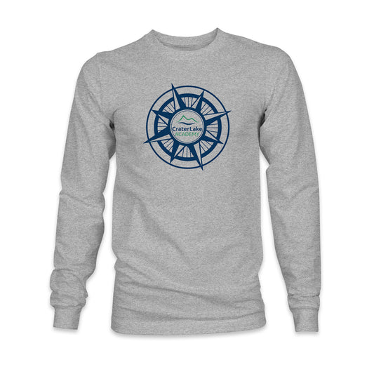 Men's/Unisex Compass Long sleeve T-Shirt (CLA)