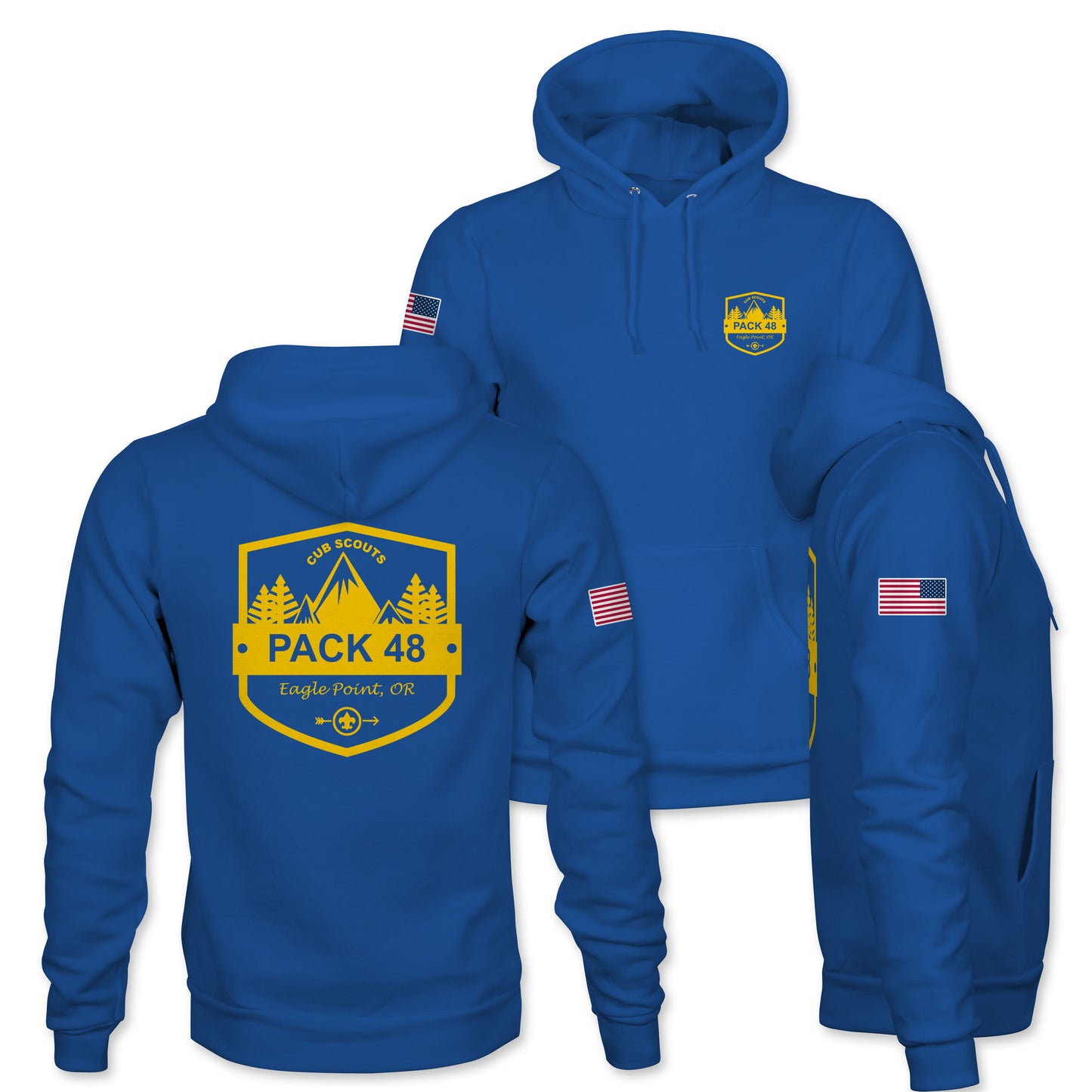 Men's/Unisex Pullover Hoodie (Pack 48)