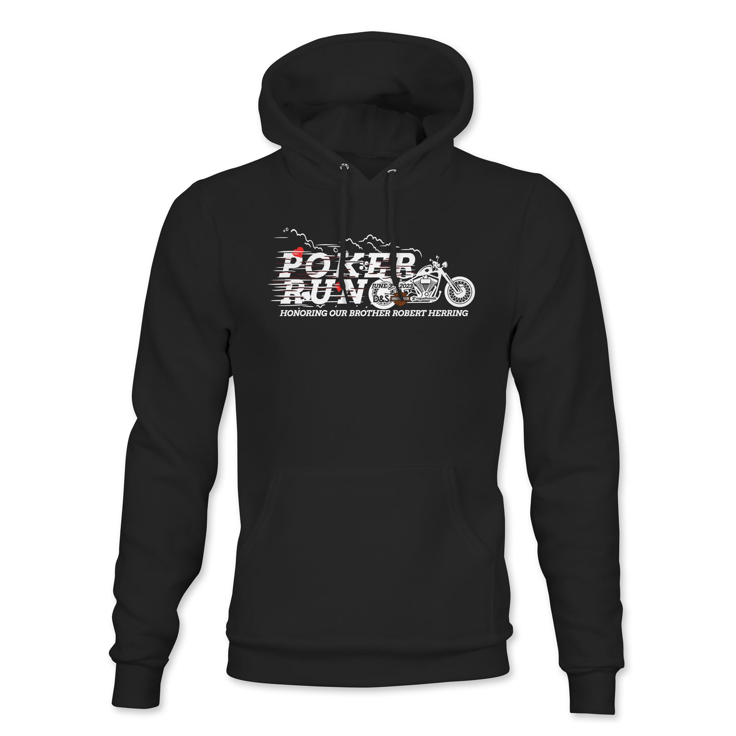 Mens/Unisex Pullover Hoodie 2 (Poker Run)