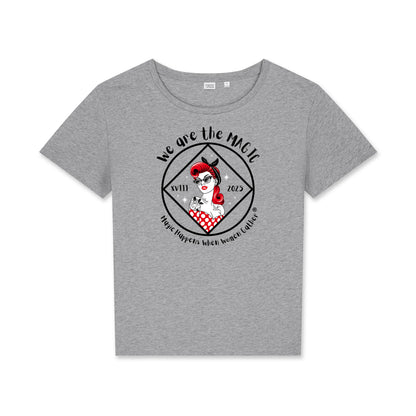 Women's Scoop Neck T-Shirt (Magic Happens)