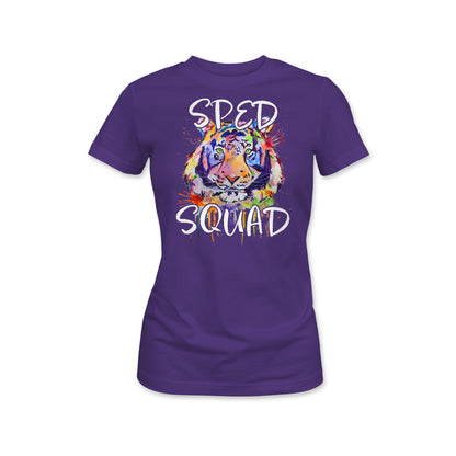 Women's Tee: Sped Squad **RELAXED FIT**