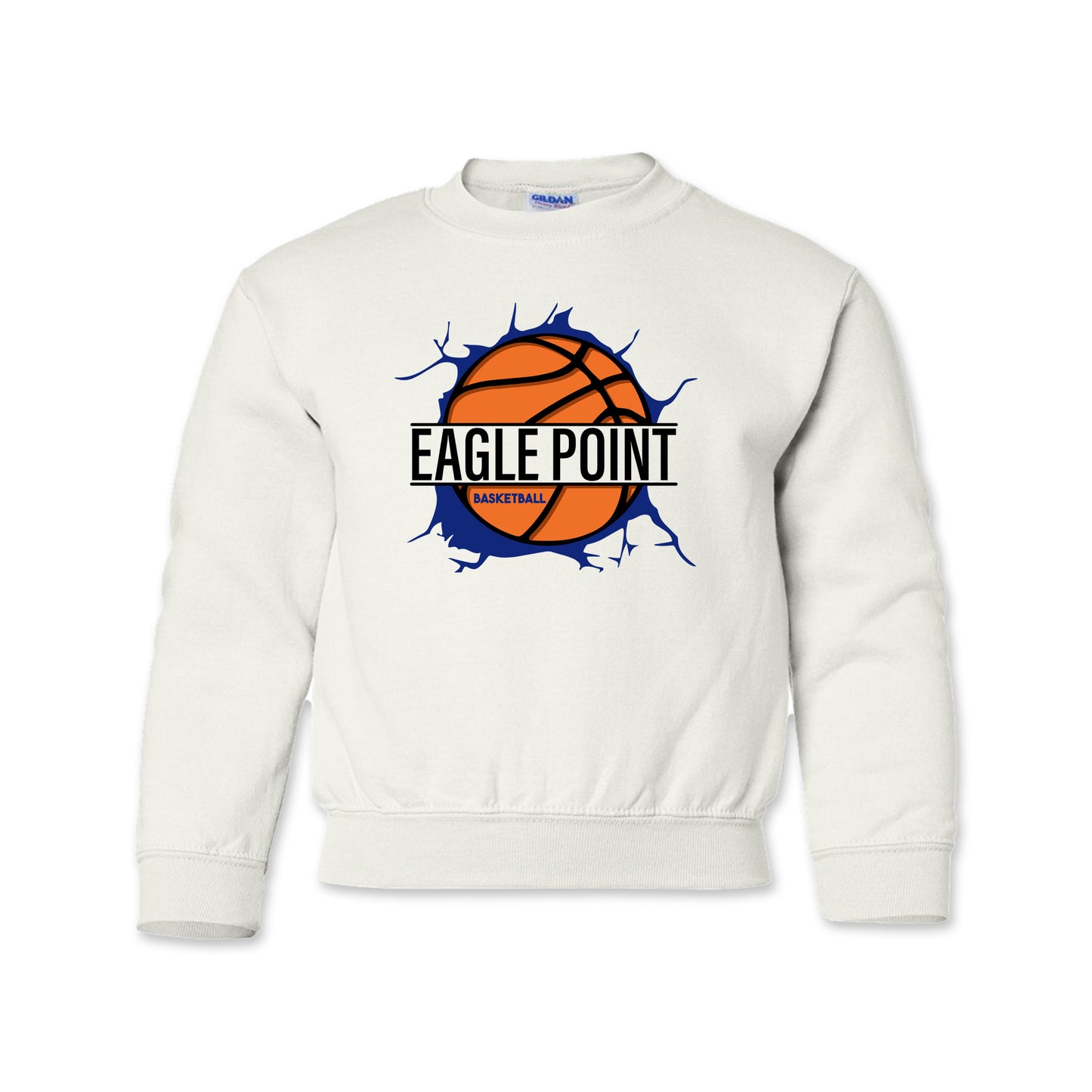 Sudadera unisex juvenil con cuello redondo (EPMS Basketball)