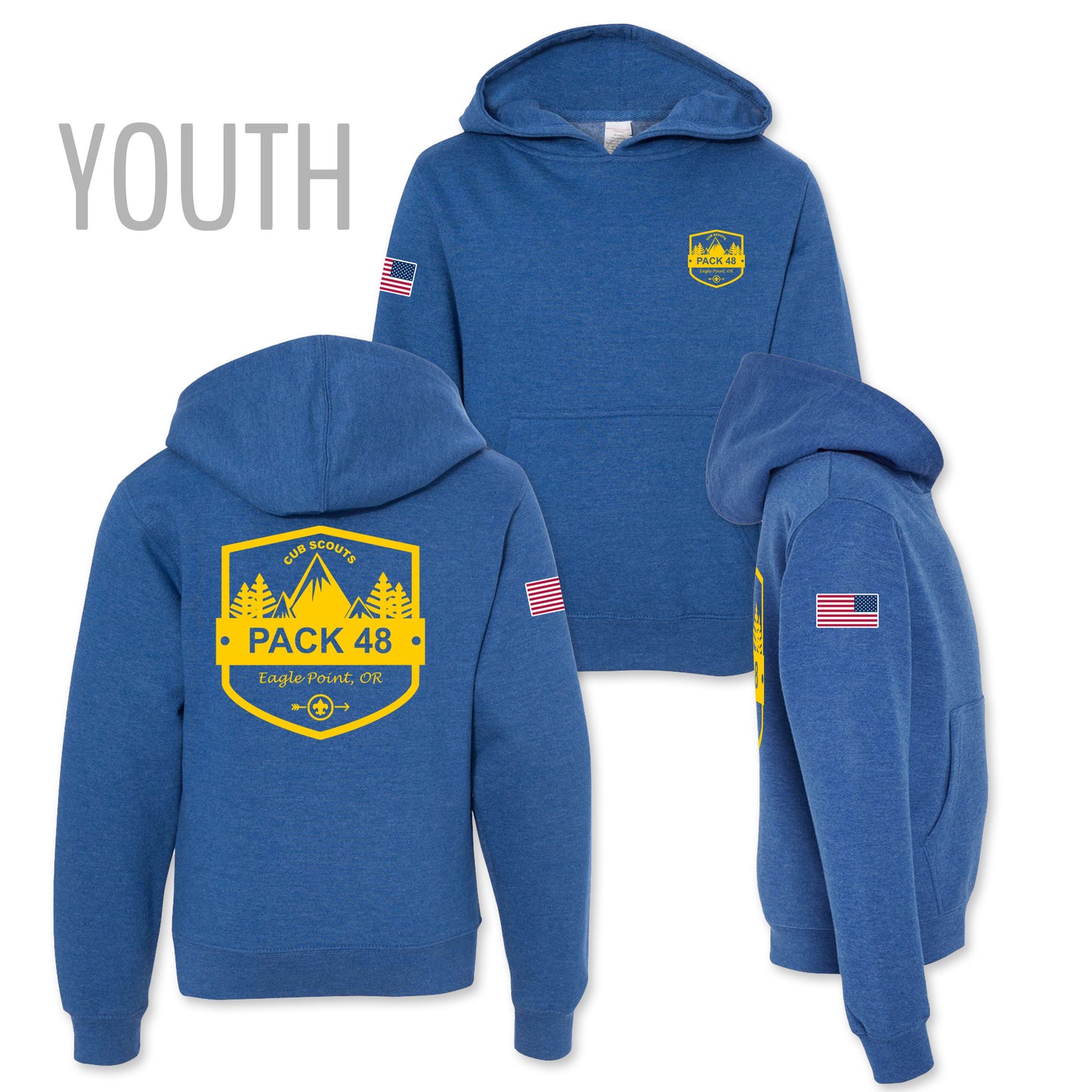 Youth Pullover Hoodie (Pack 48)