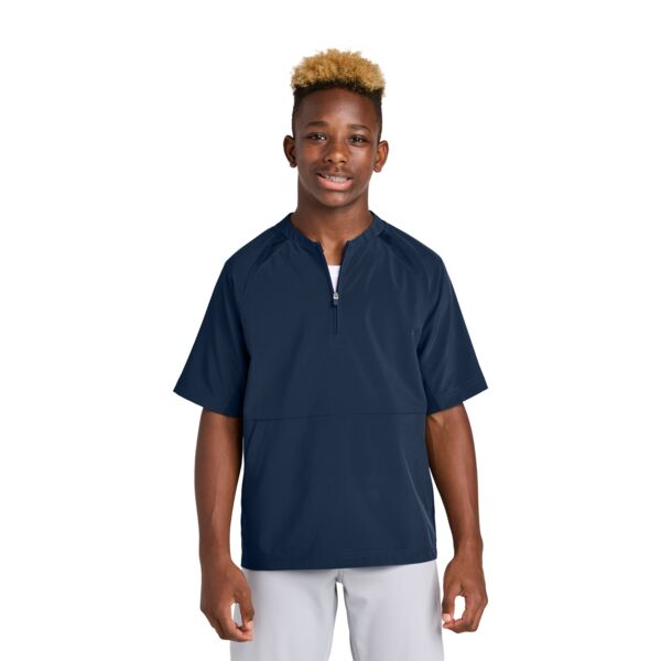Youth Repeat 1/2 Zip Short Sleeve Jacket Thumbnail