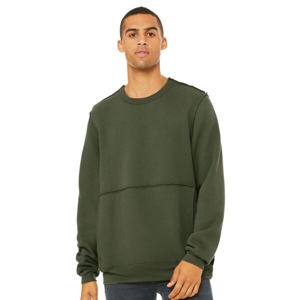 FWD Fashion Raw Seam Crewneck Sweatshirt Thumbnail